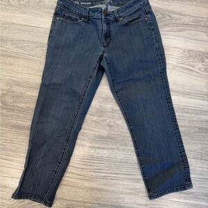 Ann Taylor Straight Leg Dark Blue Jeans